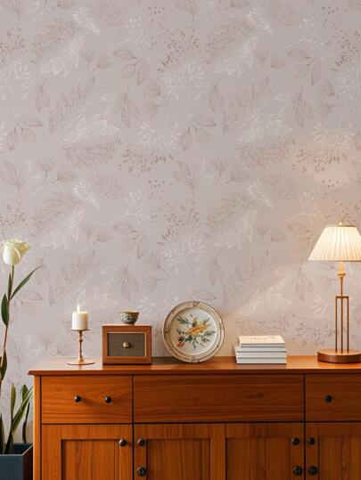 Roll/45CM 100CM Line Bloemen Groen Plant Wallpaper European Retro Home ation, Kitchen Cabinets, Tables, Chairs, Room Backgrounds, Renovation DIY Waterproof Stain Resistant, Easy To Clean Self Adhesive Peel Off Wand Stickers Art Bedroom Living Paper ations Office Items Bathroom ation Stuff Ho Wallpapers view 7