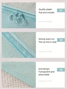 7pcs Travel Packing Cubes Organizer Set, Clothes Underwear Packing Bags, Portable Cosmetic Bag, Waterproof Large Capacity Luggage Storage Bags