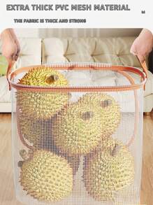 1pc New Duvet/Blanket Storage Bag, Transparent Waterproof Moisture-Proof Clothing Organizer Box With Large Capacity For Home Moving, Storage