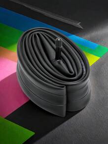 Heavy Duty Bike Ebike Tubes 1pc 16"/18"/ 20"/ 24"/ 26"/27.5"/29" X 2.0/2.1/2.125/2.35 Schrader Valve Bicycle Inner Tubes - Black - View 1