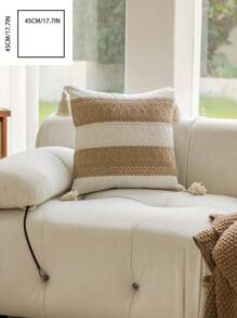 1pc Fashionable Minimalist Home Decor Pillowcase - Multicolor - View 15