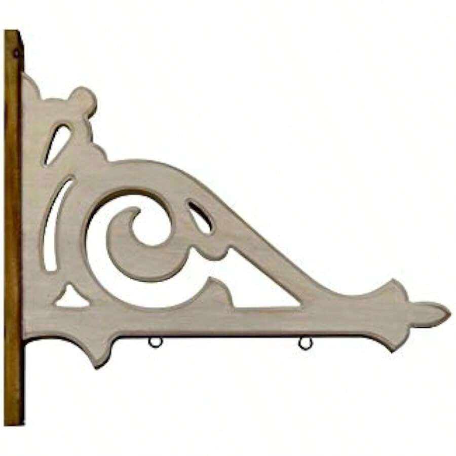 KandK Interiors Rative Hanging Sign White Arrow Rative Sign 15"H X 17"W X 2"W MDF And Natural Wood - White1 - View 1