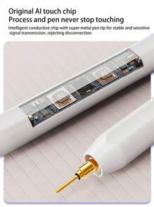 可充电磁性触控笔：适用于 iPad/Android 的通用精度 - 便携且耐用（发送两个电容笔替换笔尖） - 彩色 - 查看 6