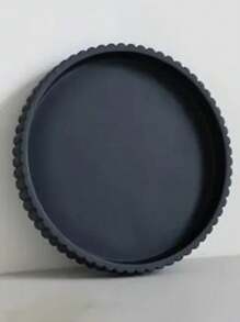 1 Stück klassischer runder dekorativer Tablett aus Marmor-Harz Pulver, modisches Akzenttablett für Couchtische, Regale und Konsolen Dekoration, perfekt für Innen- und Außen Dekorationen, Küchendekorative Schale, Wohndekorations Tablett, Obstschale