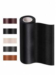 Leather Repair Patch, Leather Tape 20*54 Inch, Self-Adhesive Leather Repair Patch For Sofas, Couch, Furniture, Driver Seat, Car Boat Seats Couch Chairs Shoes Handbags Jackets First Aid Patch Fix Tear Kit, Vinyl Chairs - Black - View 2