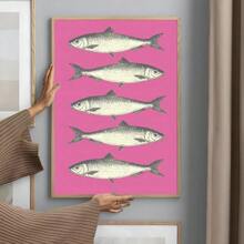 1pc Colorful Sardine Lobster Fish Ocean Animal Poster Prints Perfect Design Nordic Modern Living Room Home Decor Gift No Frame