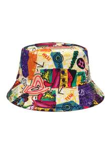 1pc Unisex Bucket Hat Reversible Bucket Hat Travel Panama Hat Sun Cap Hats For Men And Women - Bucket Hat - View 10