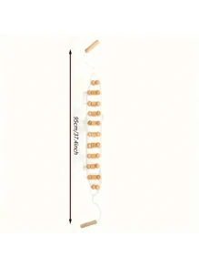 1 Stück Holzfaser Muskel Massagegerät, Faszienrolle zum Ganzkörper-Myofaszial-Release, Werkzeug für Selbstmassage zur Triggerpunkt-Behandlung, Hilfe bei Fibromyalgie und Stress, parfümfrei, nicht elektrisch, für den Heimgebrauch