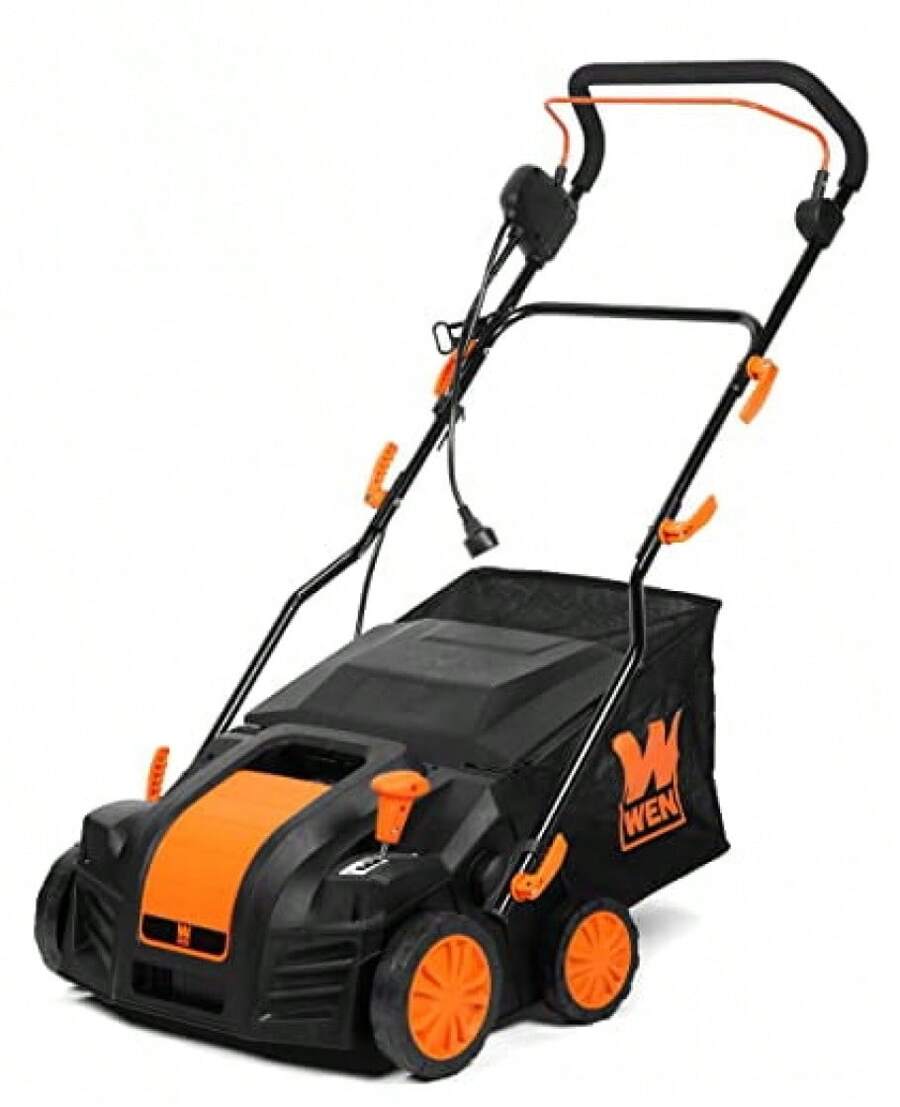 WEN 2 In 1 16" 15 Amp Corded Electric Self Propelled Walk-Behind Dethatcher And Scarifier - 1 - 查看 1