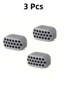 3pcs/Pack Chin Chewing Trainers, Facial Muscle Exerciser, Silicone Chewing Exercise Tools, Face Fitness Ball, Gym, Deporte, Gimnasio, Ejercicio En Casa, Maquinas De Gimnasio, Entrenamiento En Casa