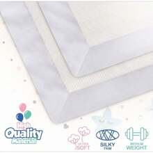 50" X 60" Buttery Soft White Throw Blanket - Cozy Fleece Throw With Satin Trim - For Couch, Bed, Lounging - All Seasons