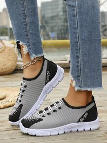 Damen Klassisch Einfache Atmungsaktiv Schwarz Pink Outdoor/Arbeit/Sport/Reise Lässig Schuhe, geeignet für ältere Mütter