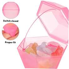 Set de 9 piezas Copas de chupito con anillo de plástico con strass para anillos de boda, artículos para fiestas de despedida de soltera, decoración de duchas nupciales y recuerdos de fiesta