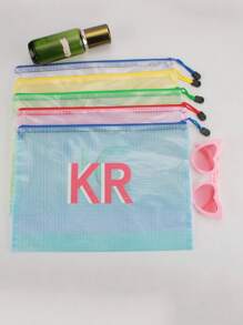 Custom Monogram Small Water Resistant Zipper Bag Pouch | Personalized Wet Dry Bag For Mask, Pool, Beach, Lake, Boat, Travel, Toiletries Large Shadow Monogram Pool Bag,Bridesmaids Wedding Bag,Custom Bachelorette Sunscreen Bag,Sunscreen Storage Bag,Bachelorette Gift ,Ornamental High-Quality,Stylish,Fashionable,Adorable,Colorful,Cute Custom,Personalized,Unique Ideal Gifts For Her Boyfriend,Girlfriend Living Room,Home,Office