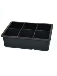 Silicone Ice Cube Tray With Lid, Infant Supplement Storage Box, Homemade Ice Cube Maker, Easy To Clean - Black - View 7