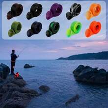170cm 35mm/67in 1.4in Fishing Rod Socks Sleeve Cover, Braided Mesh Reusable Rods Pole Telescopic Protector Bag, Fishing Tools Accessories - Multicolor - View 4