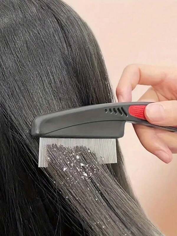 1 pièce Peigne fin créatif anti-acarien et anti-pelliculaire, outil gratte-tête, peigne éliminateur de lentes pour garder vos cheveux hygiéniques. Idéal comme cadeau de vacances