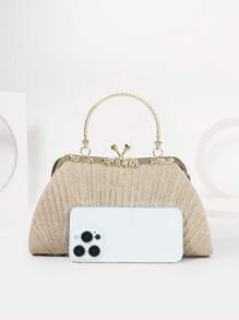 CHAMPAGNE- Sparkling Rhinestone Evening Formal Bag Evening Clutch Purses For Women - Vintage Evening Bag Accessories For Women Clutch Wedding Party Formal