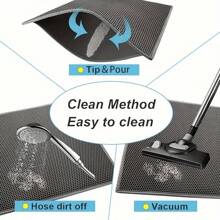 1PC Cat Litter Mat With Gift Double Layer Waterproof Pet Litter Box Mat Non-Slip Sand Cat Pad Washable Bed Mat Clean Pad Products