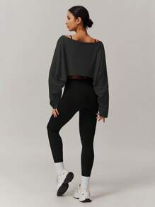MASKERT Spring And Summer Women's Sports Suit, Fitness Suit, Hooded Sweatshirt, Long Pants, Running Suit, High Stretch Fitness Yoga Suit, Home Casual, Comfortable, Skin Friendly And Versatile