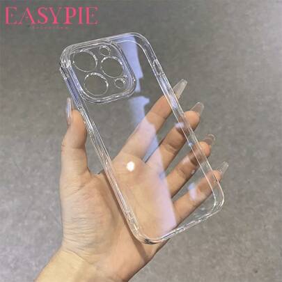Easypie Selection Restore Your IPhone's True Color Fully Transparent Minimalist Phone Case Interpreting The Beauty Of Minimalism Iphone 14 Case Iphone 13 Case Iphone 15 Case Iphone 16 Promax Phone Case Iphone Halloween Phone Accessories Christmas Gift