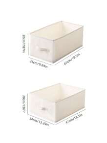 Fabric Closet Storage Bins – Foldable Drawer Organizers For Clothes, Towels, Underwear, Wardrobe Dividers | Collapsible, Stackable, Handle-Equipped, Space-Saving For Bedroom, Closet, Dresser