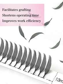 CoMango 240Fans C/D 卷曲漫画尖顶睫毛 漫画睫毛延长 0.07 毫米 8-15 毫米动漫睫毛自动开花预制扇形优质水貂睫毛延长睫毛簇、睫毛簇、单根睫毛、睫毛、假睫毛