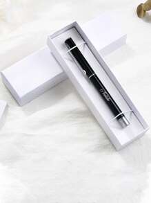 1PC Pen World Cover Gift Box Set Of Black Book Box Stationery Gift Gift Box Personalized Text Pattern Customization