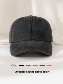 1 件女式复古水洗软顶卡车司机帽、遮阳帽、可调节棒球帽，适合日常使用、户外旅行、徒步旅行和爬山万圣节 - 彩色 - 查看 11