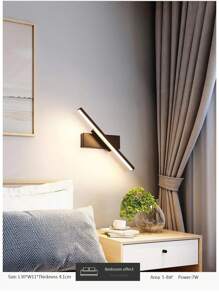 Modern Led Mirror Light Simple Touch Control Wall Sconce 330 ° Rotation-Led Rechargeable Magnetic Light Mirror Lamp Fixtures Black /White 30/60/80cm Aluminium Dimmable Rotating Rechargeable Wall Light Home Decor Fixtures For Living Room Bedroom Bedroom Bedside Hallway Lamp Dining Room Kitchen Wall