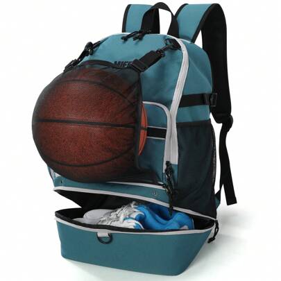 Basketball Backpack Bags Sports Gym Backpacks With Shoe Compartment And Ball Holder For Adult Men Large Soccer Bag