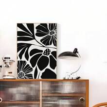 1 件北欧简约墙壁艺术复古花卉动漫艺术海报艺术品家居装饰无框架