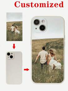 1 件可定制液态硅胶防摔手机壳，兼容 iPhone 16 15 14 13 12 11Plus Pro Max Pro 和 Galaxy 系列，适合作为家人、朋友、情侣的复活节、生日或节日礼物 - 綠色 - 查看 2