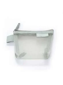 1个/2个装极简3D三角网状透明零钱包，大容量钥匙扣包，耳机盒，多功能化妆包，收纳包，文具整理包，线缆整理包，化妆包，梳妆台，化妆品收纳包，洗漱包，桌面收纳包，化妆包，化妆袋，化妆品收纳包，化妆袋，梳妆台，化妆袋，小化妆包，化妆包，大化妆包，圣诞礼物，小袋，手拿包/小手提包，化妆品收纳包，小袋，刷子收纳袋，迷你小袋，大容量小袋，小袋，化妆袋，旅行必备 - 彩色 - 查看 11