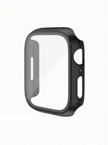 1pc PC Frame + Screen Protector 2-In-1 Hard Case, Minimalist Anti-Drop Watch Cover, Compatible With Apple Watch Series 10/9/8/7/SE/6/5/4/3/2/1, Fits 38mm/40mm/41mm/42mm/44mm/45mm/46mm/49mm (Watch & Strap Not Included) - Shell and Membrane - View 23