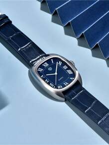 RollsTimi Rolls Timi 2025 新款日本 VH31 石英男士腕表，休闲不锈钢防水强化玻璃极简男士腕表 RT-7904