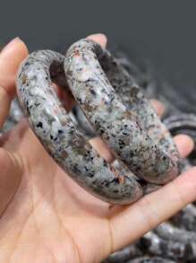 Elegant Jade Green Natural Jade Bracelet - Vintage Sexy Style, Suitable For Casual Or Sportswear, Fashion Women's Amulet Bangle, Jewelry Birthday Gift (With Box), Color Depth Randomly Shipped - bracelet - View 19