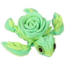 3D Drukowane Urocze Ozdoby Z Serii Życia Morskiego, Realistyczne Kraby, Różane Żółwie -- Nadają Się Do Dekoracji Domu, Biura I Samochodu. Dekoracje Bożonarodzeniowe I Walentynkowe