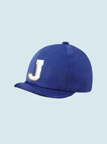 1pc Simple Letter Baby Softbrim Baseball Cap, Stylish And Versatile, Suitable For Boys And Girls Daily Outing In Spring And Summer. - Blue - View 6