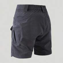 Men's Waterproof Tactical Shorts Outdoor Cargo Shorts, Lightweight Quick Dry Breathable Hiking Fishing Cargo Shorts - 灰色 - 查看 6