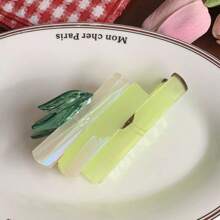 1pc2025 New Personalized Fashion Leisure Creative Food Pastoral Style Fresh Fruit Series Creative Acetic Acid Stitching Grab Sugar Cane Fruit Acetic Acid Grab Exquisite Virgin Fruit Small Tomato Creative Niche Wheat Spike Grain Spike Hair Grab Suitable For Daily Use Home School Seaside Vacation Work Commuting Party Festival Birthday Gift Back-To-School Season Versatile Going Out