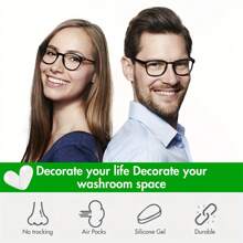 4/10pcs Silicone Eyeglass Nose Pads, Transparent Rubber Nose Pads, Anti Slip Silicone Eyeglass Lenses, Anti Slip Glasses, Fashionable Eyeglass Nose Pads - Multicolor - View 8