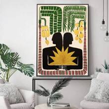 1 pieza Póster de arte de pared sin marco, antiguo y abstracto egipcio, póster de anime clásico, póster elegante para sala de estar, bar, pintura decorativa vintage