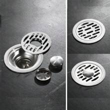 Stainless Steel Floor Drains Shower Anti-Odor Drainer Bathtub Ground Leakage Hair Catcher Kitchen Bathroom Hardware Accessories