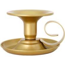 1pc Metal Candle Holder, Retro Hand-Held Tea Cup Candle Stands Gifts Birthday Graduation,Wedding