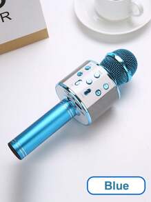 1pc Wireless Microphone Singing And Audio Integrated Home KTV Mobile Phone Music Speaker Karaoke Singing Suitable For Teenagers And Adults To Spend Time Party Interactive Entertainment