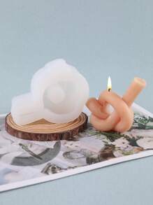 1 件绳绑蜡烛台模具，手工制作创意蜡烛台香薰石装饰蜡烛插入模具