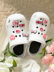 Sandalias de mujer con suela de EVA antideslizante, suave y gruesa, adecuadas para vacaciones, reuniones informales, interiores y exteriores, que brindan una experiencia de uso fascionable y cómoda - Blanco - Ver 6