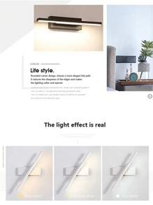 Modern Led Mirror Light Simple Touch Control Wall Sconce 330 ° Rotation-Led Rechargeable Magnetic Light Mirror Lamp Fixtures Black /White 30/60/80cm Aluminium Dimmable Rotating Rechargeable Wall Light Home Decor Fixtures For Living Room Bedroom Bedroom Bedside Hallway Lamp Dining Room Kitchen Wall