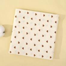 皱褶细布婴儿襁褓包，双层柔软新生儿医院接收毯，婴儿襁褓毯和浴巾